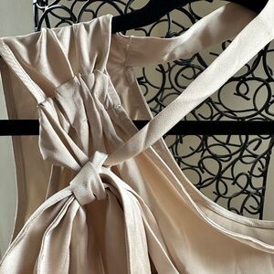 MOTF beige size medium one shoulder dress